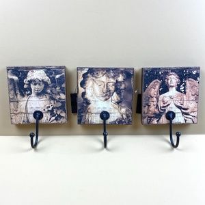 Creative Co-Op 3 Piece Angel Wall Hangers